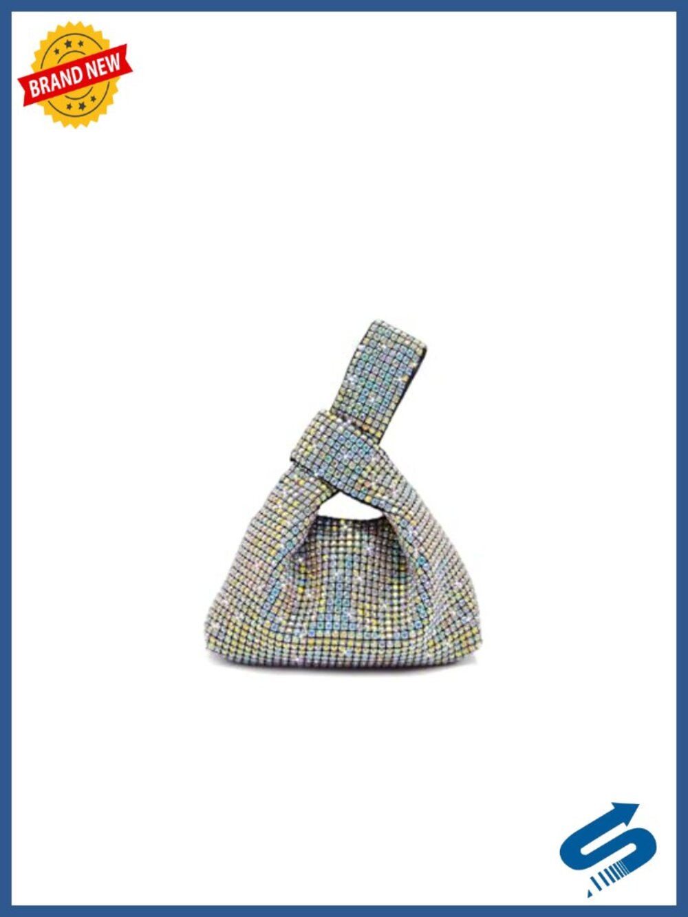 Mini Rhinestone Hobo Dumpling Bag Bling Evening Clutch Crossbody